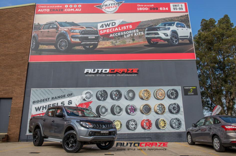 MITSUBISHI TRITON GD04 MATTE BLACK